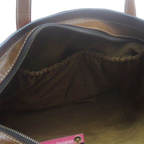 Patricia Nash Poppy Leather Tote Shoulder Bag - Picture 8 of 12